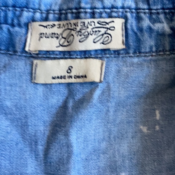 Lucky brand girls top Sz 8 - Picture 4 of 6